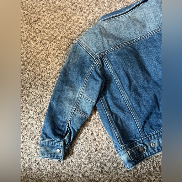 Vintage 1980’s GAP Kids Denim Jacket With Flannel Lining Size XS (4) - Picture 12 of 16